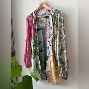 Anthropologie Multicolor Patterned Jacket